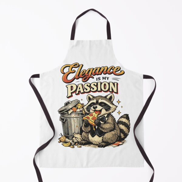 Item preview, Elegance Is My Passion Raccoon Cute Modern Meme designed and sold by Print Loft.