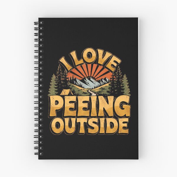 Item preview,  Peeing Outside- Funny Camping-Retro Vintage Hiking -Outdoors Nature Lover Aesthetic design designed and sold by Trinidesigns123.