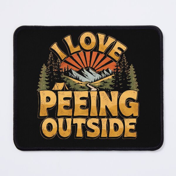 Item preview,  Peeing Outside- Funny Camping-Retro Vintage Hiking -Outdoors Nature Lover Aesthetic design designed and sold by Trinidesigns123.