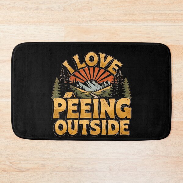 Item preview,  Peeing Outside- Funny Camping-Retro Vintage Hiking -Outdoors Nature Lover Aesthetic design designed and sold by Trinidesigns123.