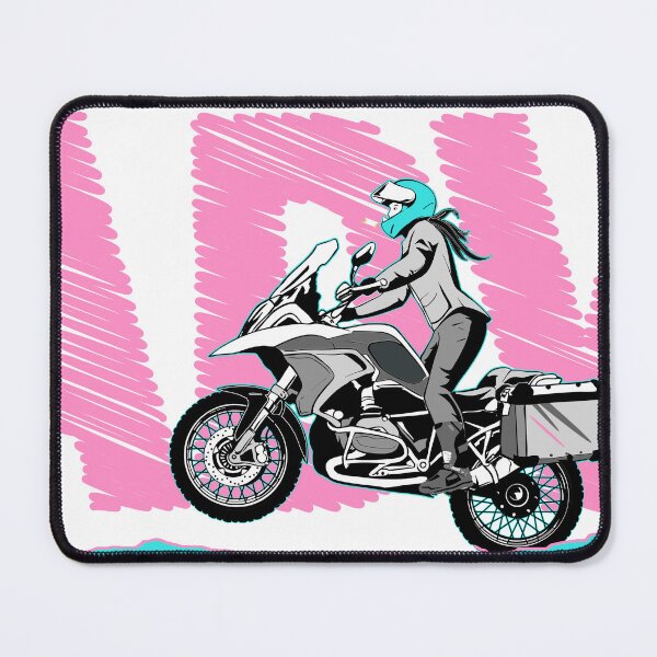 Item preview, Women's Adventure Motorcycle | ADV Pink designed and sold by Moto-Dingo.
