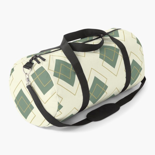 Item preview, Art Deco Geometric Seamless Pattern | Sage Green and Gold Diamond Retro designed and sold by Dino-Lune.