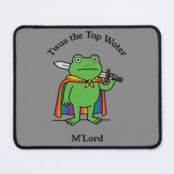 Item preview, Twas the Tap Water M'Lord Frog Knight Meme designed and sold by d247.