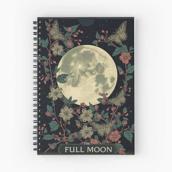 Item preview, The full moon and moths designed and sold by uunaa.