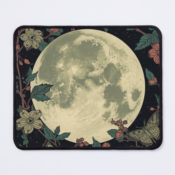 Item preview, The full moon and moths designed and sold by uunaa.