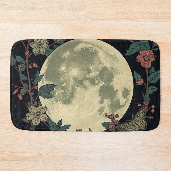 Item preview, The full moon and moths designed and sold by uunaa.