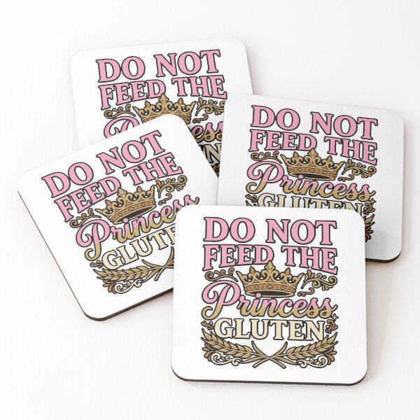 Item preview, gluten free princess sarcastic meme funny quote art designed and sold by ArtDesignTp.