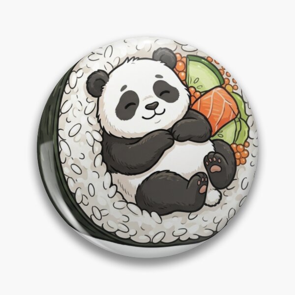 Item preview, The Adorable Panda Sushi Roll of Your Dreams designed and sold by HikuShop.