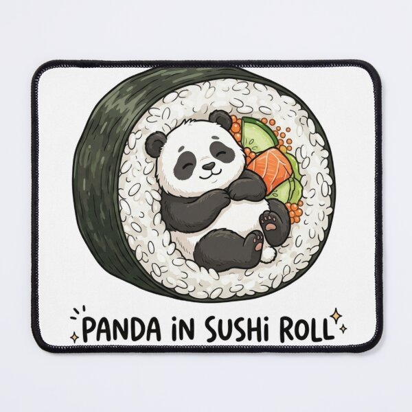 Item preview, The Adorable Panda Sushi Roll of Your Dreams designed and sold by HikuShop.