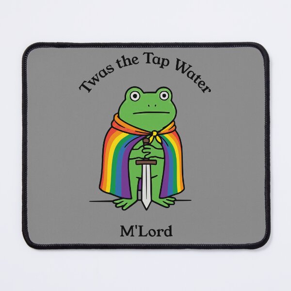 Item preview, Twas the Tap Water M'Lord Frog Knight Meme designed and sold by d247.