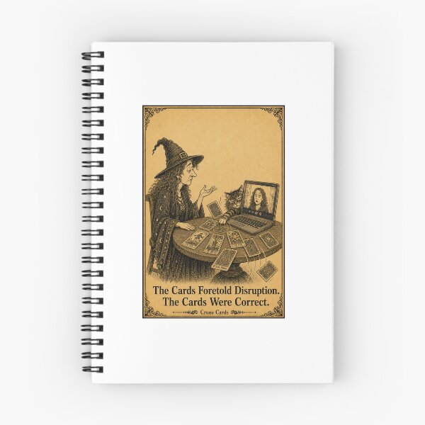 Item preview, Crone Cards - The Cards Foretold Disruption. The Cards Were Correct. designed and sold by Kay Mhor Studio.