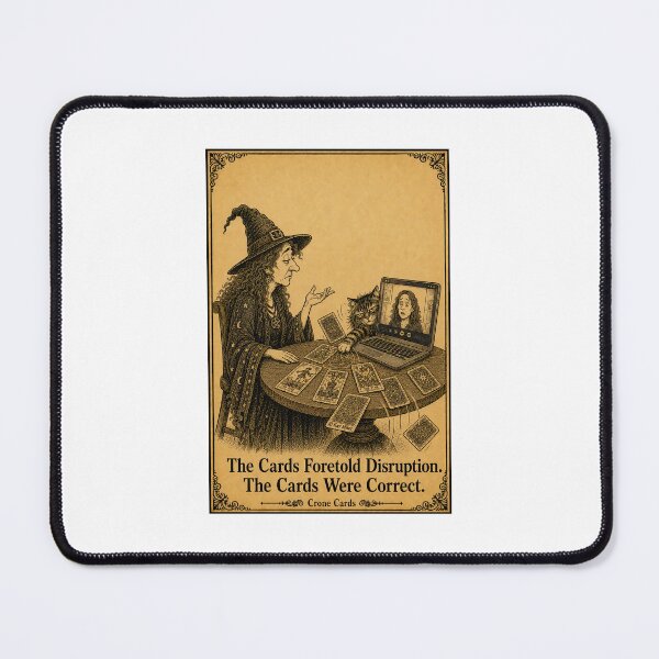 Item preview, Crone Cards - The Cards Foretold Disruption. The Cards Were Correct. designed and sold by Kay Mhor Studio.