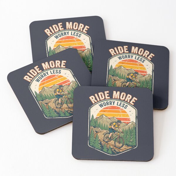 Item preview, Ride More Worry Less Mountain Biking designed and sold by VYNROX.