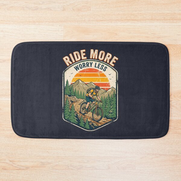 Item preview, Ride More Worry Less Mountain Biking designed and sold by VYNROX.