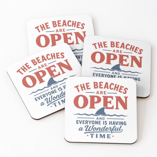 Item preview, Jaws The Beaches Are Open designed and sold by ChunkByChunk.