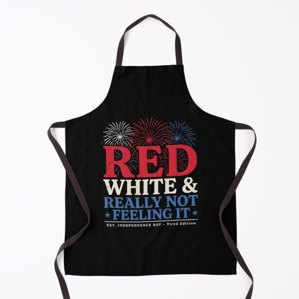 Item preview, Red White & Really Not Feeling It Retro Americana Political Satire Design designed and sold by Redgiant87x.