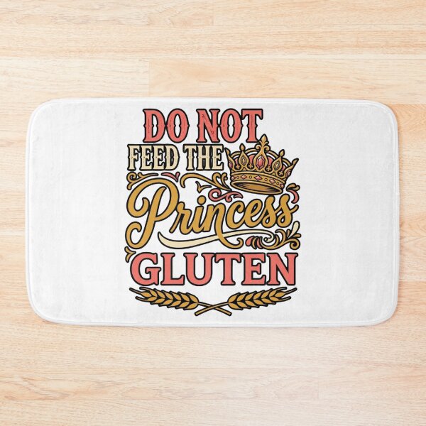 Item preview, funny princess gluten meme sarcastic quote design designed and sold by ArtDesignTp.