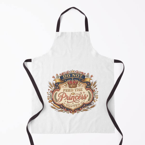 Item preview, do not feed the princess gluten witty humor design designed and sold by ArtDesignTp.