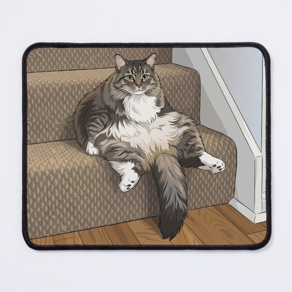 Item preview, StairCat [Square] designed and sold by CtrlAltGalaxy.