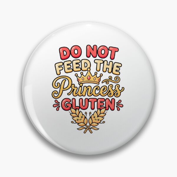 Item preview, gluten free princess funny quote meme humor design designed and sold by ArtDesignTp.