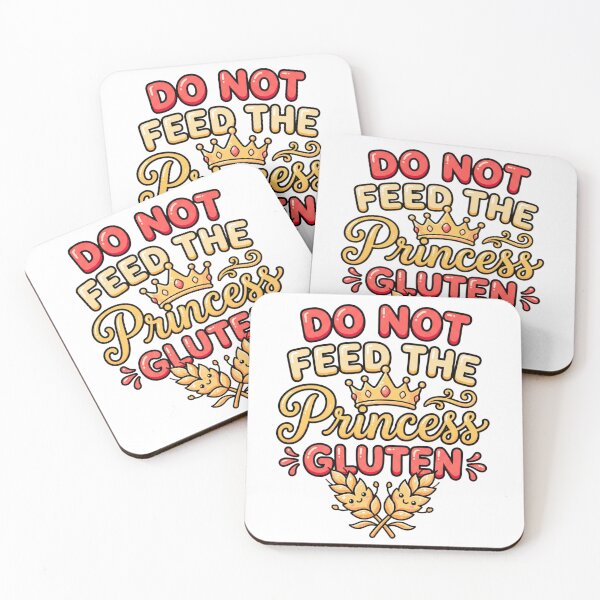 Item preview, gluten free princess funny quote meme humor design designed and sold by ArtDesignTp.