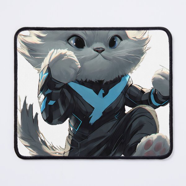 Item preview, Shadow Wing Grey Cat designed and sold by IllumeInk.