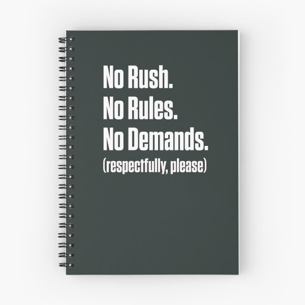 Item preview, No Rush No Rules No Demands PDA Autistic designed and sold by Notty DOT.