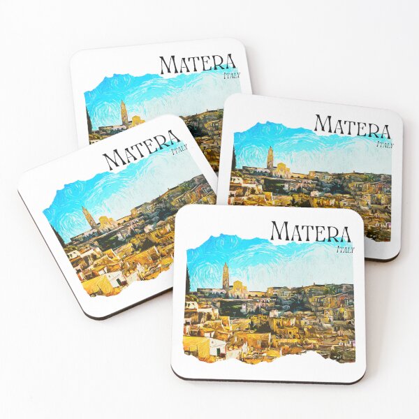 Item preview, matera italy landscape oil painting  designed and sold by Anna Sacha.