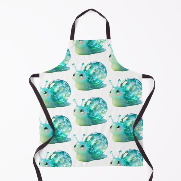 Item preview, Happy Emerald Snail Mascot designed and sold by ABYSSLAB.
