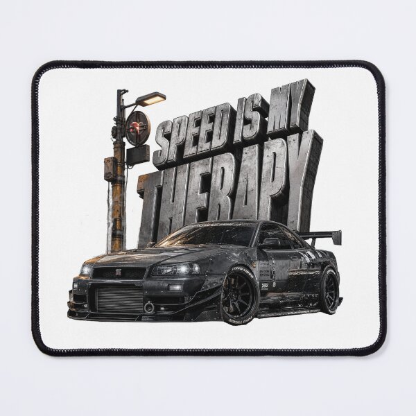 Item preview, SPEED IS MY THERAPY – Premium 3D Text Poster  designed and sold by THAMIM REALITY 2.0.