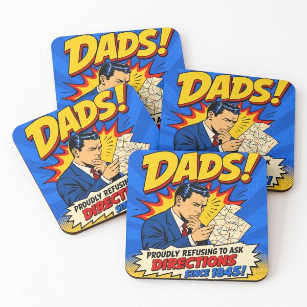 Item preview, Funny Dad Pop Art – Proudly Refusing to Ask Directions Since 1845 Retro Comic Design designed and sold by OutBox-.