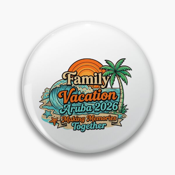 Item preview, aruba 2026 family vacation beach memories design designed and sold by ArtDesignTp.