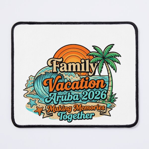 Item preview, aruba 2026 family vacation beach memories design designed and sold by ArtDesignTp.