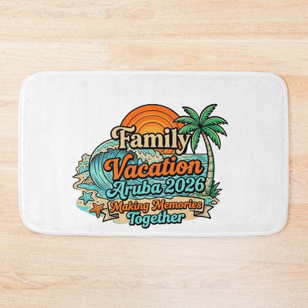 Item preview, aruba 2026 family vacation beach memories design designed and sold by ArtDesignTp.