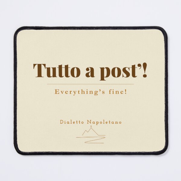 Item preview, Tutto a Post — Neapolitan Dialect Vintage Print Naples Italy designed and sold by vesuviovibes.