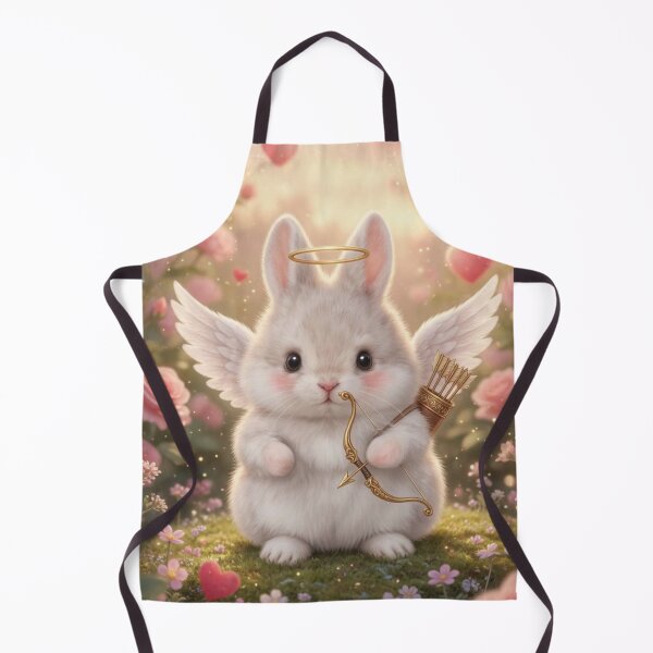 Item preview, Cute Cupid Bunny with Angel Wings and Bow – Romantic Love Rabbit designed and sold by lovelistivkaa.