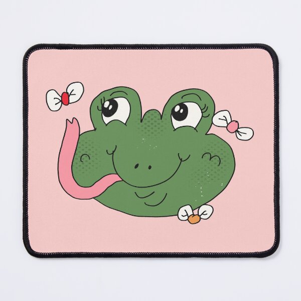 Item preview, Froggy Catching Flies (Pink) designed and sold by yellowflowerhut.