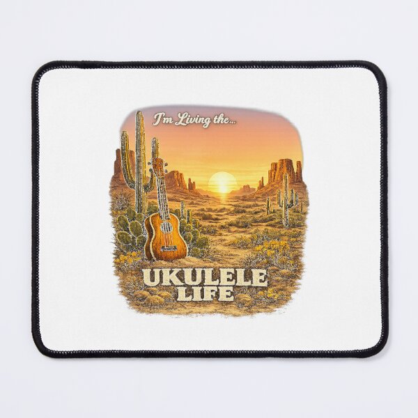 Item preview, Ukulele Life™ - Vintage Retro Shirt – Distressed Music Lover Tee - Southwest designed and sold by Ukulele Gent.