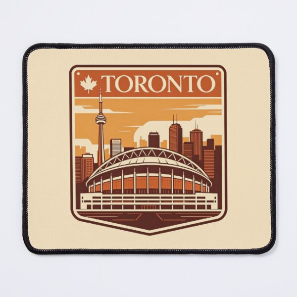 Item preview, Toronto Rogers Centre Vintage Design | CN Tower Skyline Retro Travel Poster designed and sold by Travel Souvenirs 30.