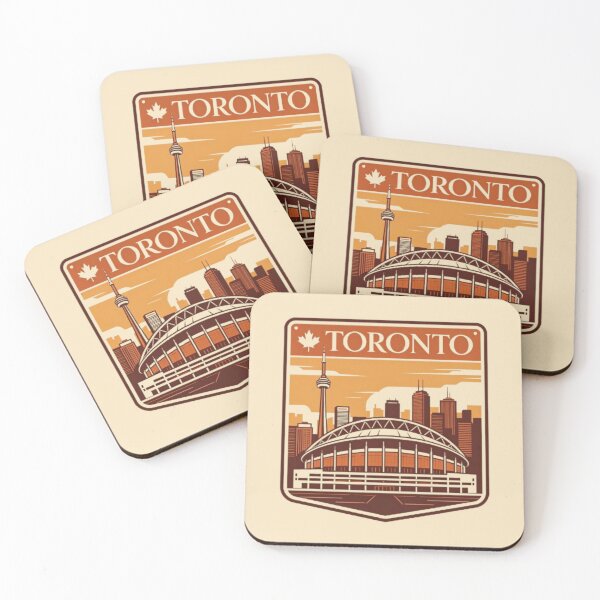 Item preview, Toronto Rogers Centre Vintage Design | CN Tower Skyline Retro Travel Poster designed and sold by Travel Souvenirs 30.