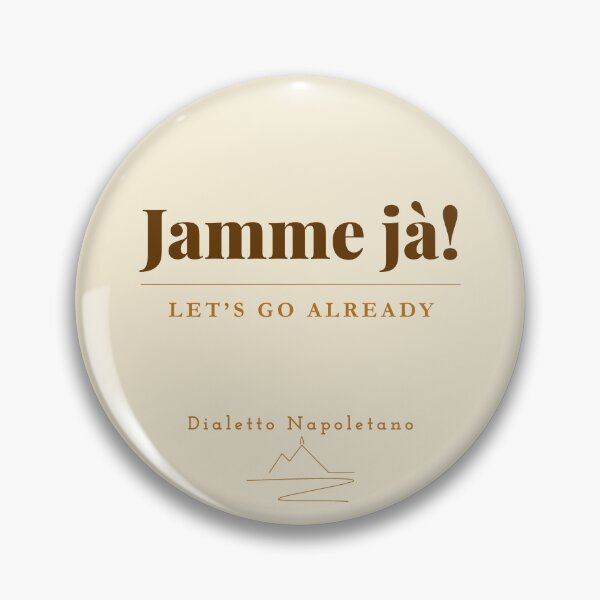 Item preview, Jamme Jà — Neapolitan Dialect Vintage Print Naples Italy designed and sold by vesuviovibes.