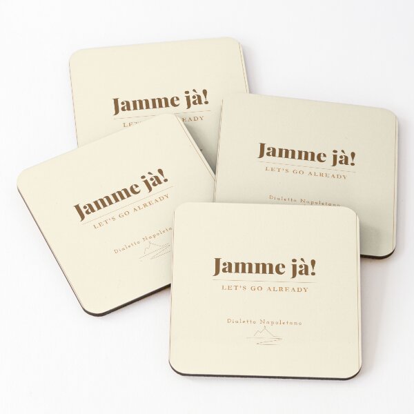 Item preview, Jamme Jà — Neapolitan Dialect Vintage Print Naples Italy designed and sold by vesuviovibes.