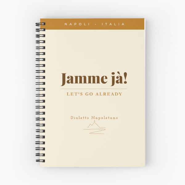 Item preview, Jamme Jà — Neapolitan Dialect Vintage Print Naples Italy designed and sold by vesuviovibes.