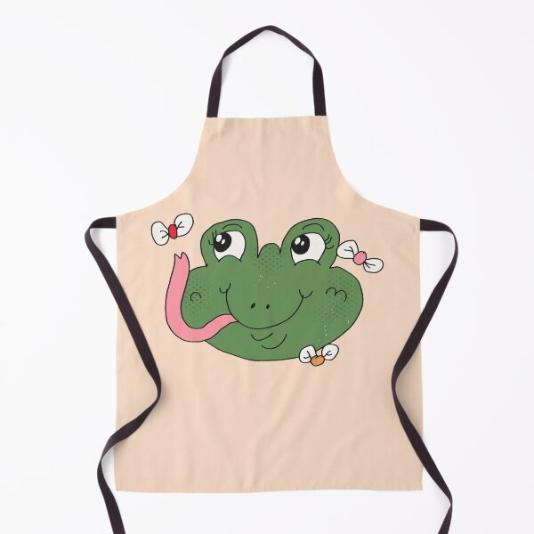 Item preview, Froggy Catching Flies (Creme) designed and sold by yellowflowerhut.