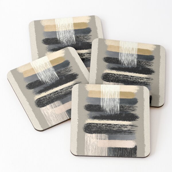 Item preview, Japandi Minimalist Abstract with Layered Neutral Brushstrokes designed and sold by SlowRegardArt.