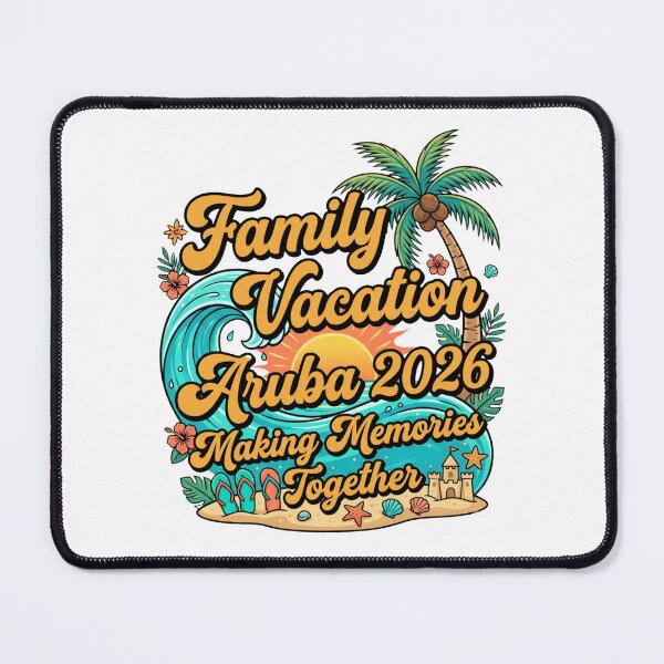 Item preview, aruba 2026 beach holiday family matching design designed and sold by ArtDesignTp.