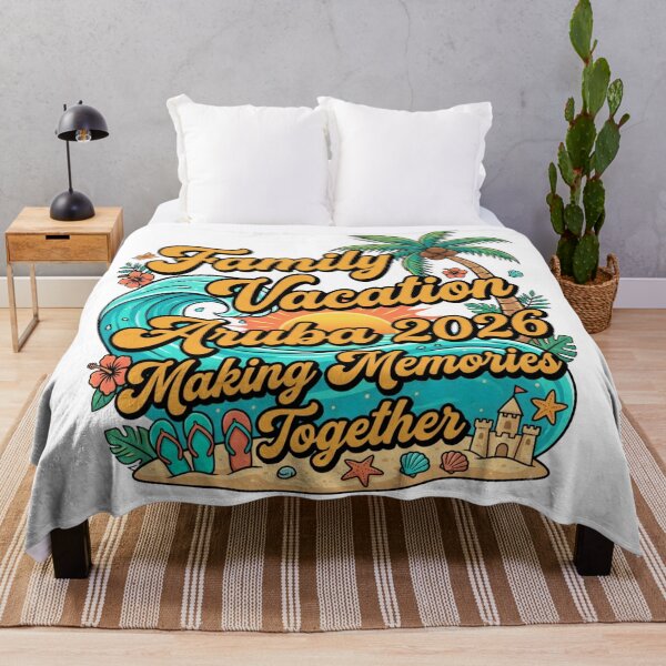Item preview, aruba 2026 beach holiday family matching design designed and sold by ArtDesignTp.