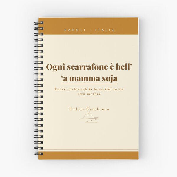 Item preview, Ogni Scarrafone è Bell' -  Neapolitan Dialect Vintage Print designed and sold by vesuviovibes.