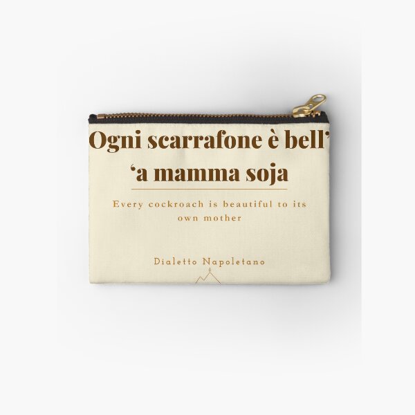 Item preview, Ogni Scarrafone è Bell' -  Neapolitan Dialect Vintage Print designed and sold by vesuviovibes.