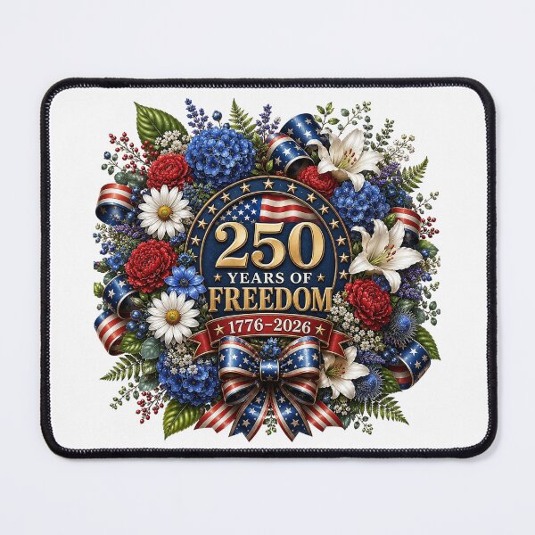 Item preview, Patriotic Freedom Floral Badge designed and sold by PetalGarden.